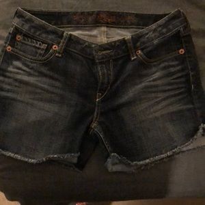 Express jean shorts